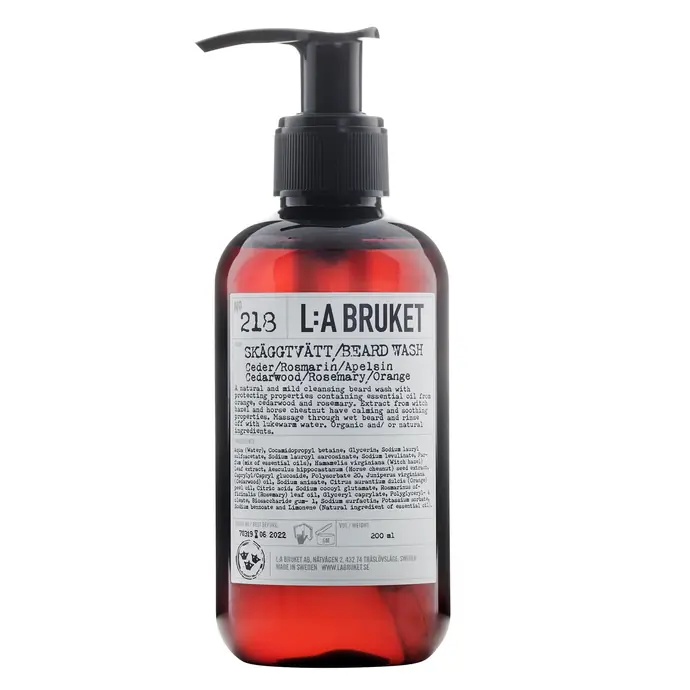L:A BRUKET / Šampón na fúzy Cedarwood Rosemary Orange 190ml