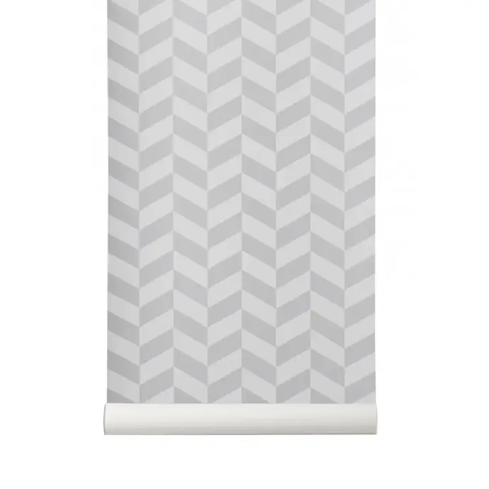 Ferm Living / Tapeta Angle Grey