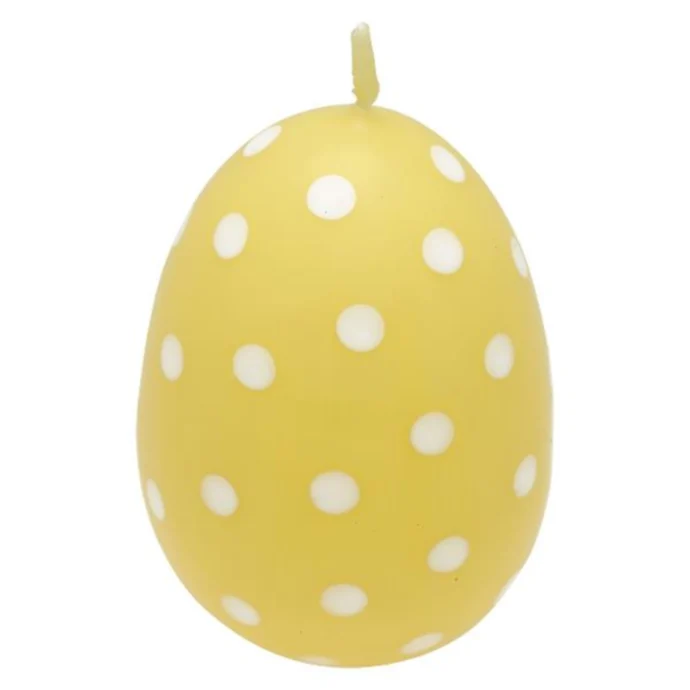 GREEN GATE / Sviečka Egg Spot Pale Yellow