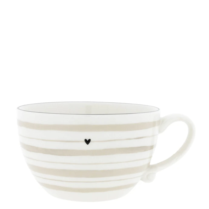 Bastion Collections / Keramická miska na polévku Natural Stripes 450 ml