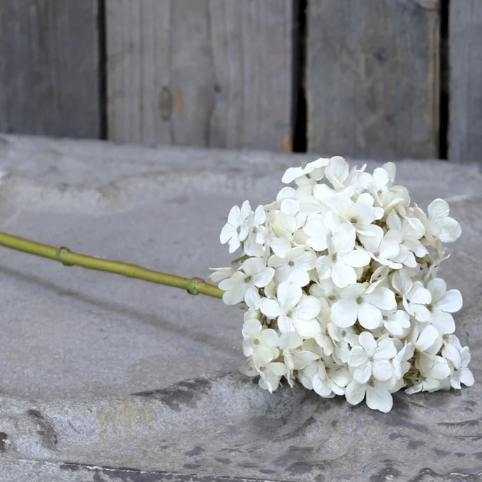 Chic Antique / Dekoratívna umelá hortenzia Hydrangea Cream 50 cm