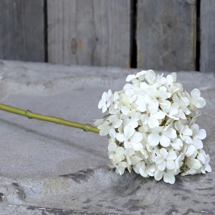 Chic Antique / Dekorativní umělá hortenzie Hydrangea Cream 50 cm