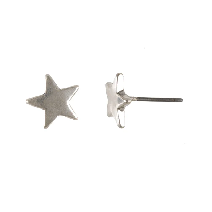 HULTQUIST / Náušnice Silver stars