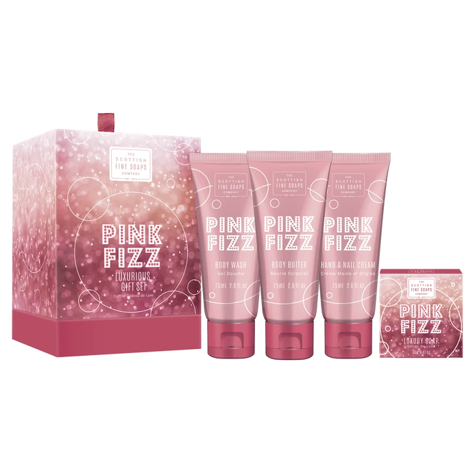 SCOTTISH FINE SOAPS / Dárkový set kosmetiky Pink Fizz