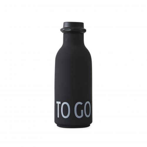 DESIGN LETTERS / Fľaša na vodu To Go Black 500ml