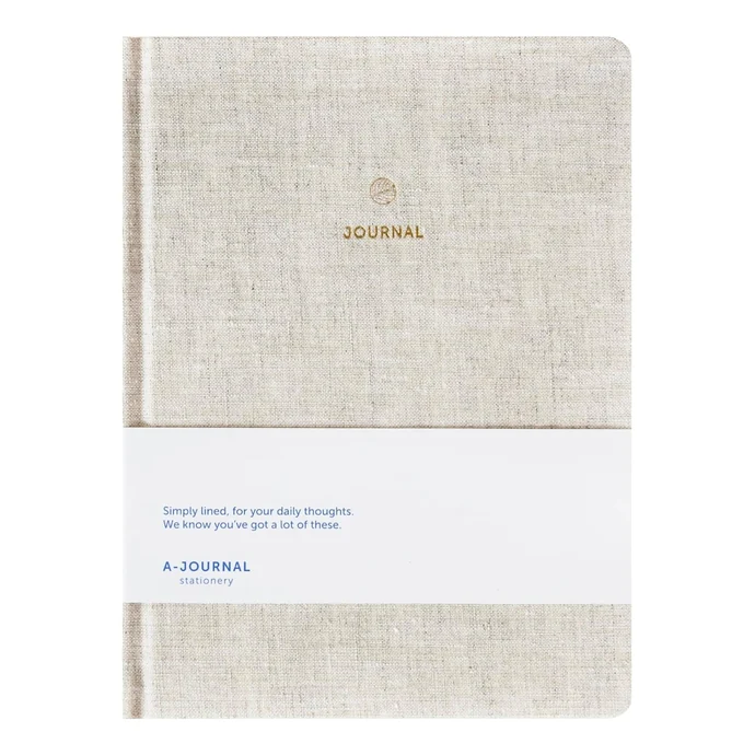A-JOURNAL / Linajkovaný denník Linen A5