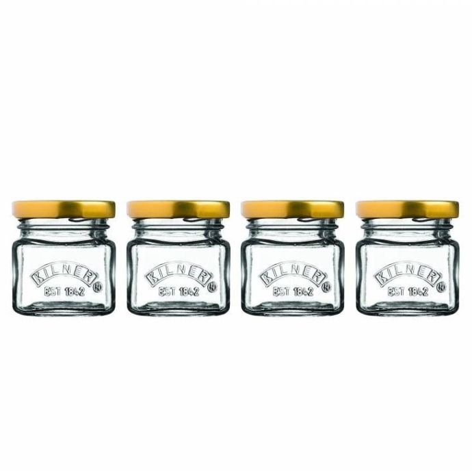 KILNER / Mini zaváracie poháre KILNER - 4 x 55ml