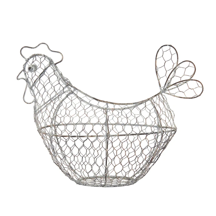 Kitchen Craft / Drôtený košík na vajíčka Antique - sliepočka