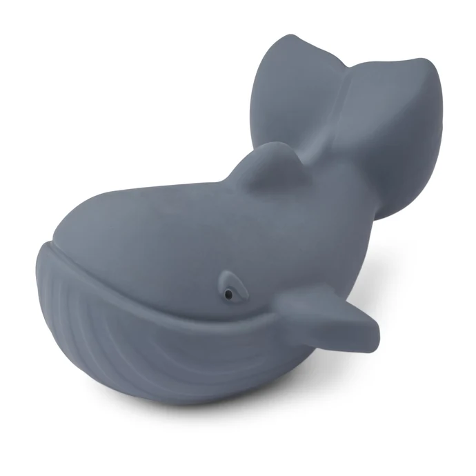 LIEWOOD / Hračka do vany z přírodního kaučuku Yrsa Whale/Blue