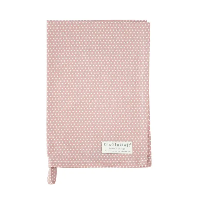 Krasilnikoff / Utierka Dots Dusty Rose 50 x 70 cm