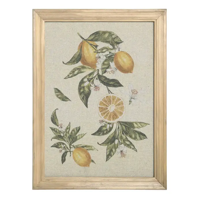 Chic Antique / Obraz v drevenom ráme Lemons