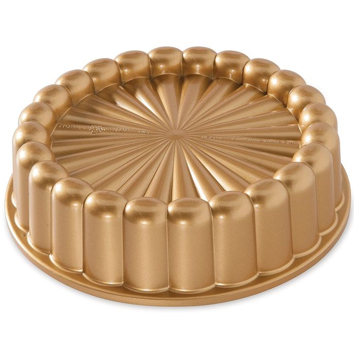 Nordic Ware / Hliníková forma na tortu Charlotte Gold