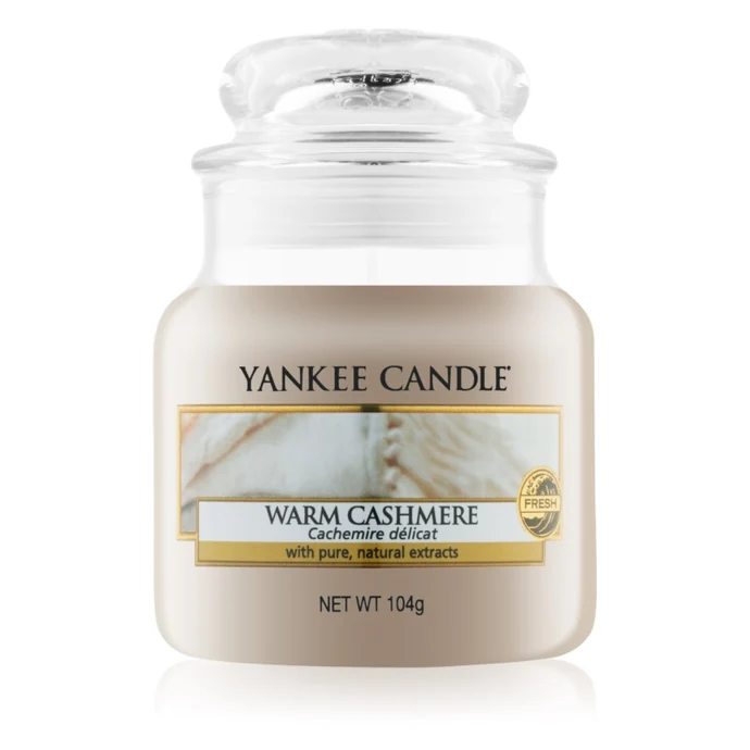 Yankee Candle / Sviečka Yankee Candle 104g - Warm Cashmere