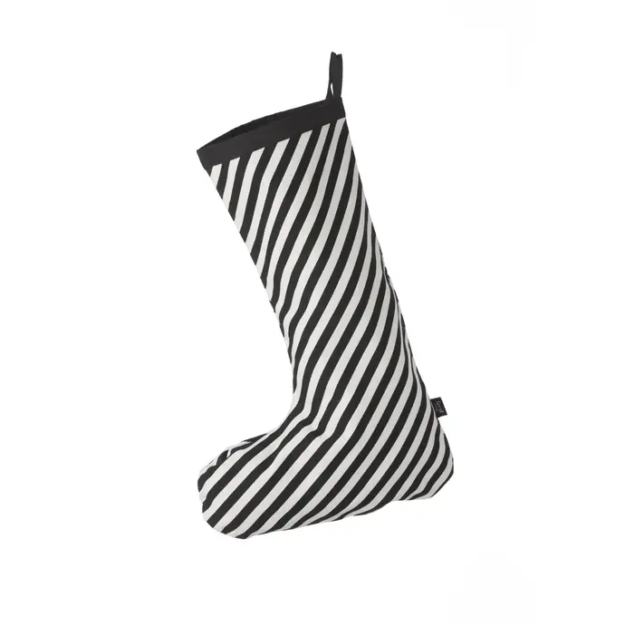 Ferm Living / Mikulášská punčocha Black Stripe
