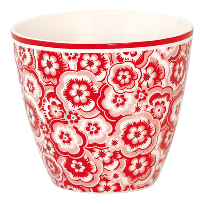 GREEN GATE / Latte cup Selma red