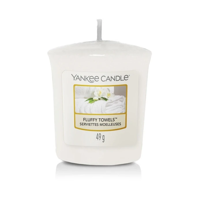 Yankee Candle / Votívna sviečka Yankee Candle - Fluffy Towels