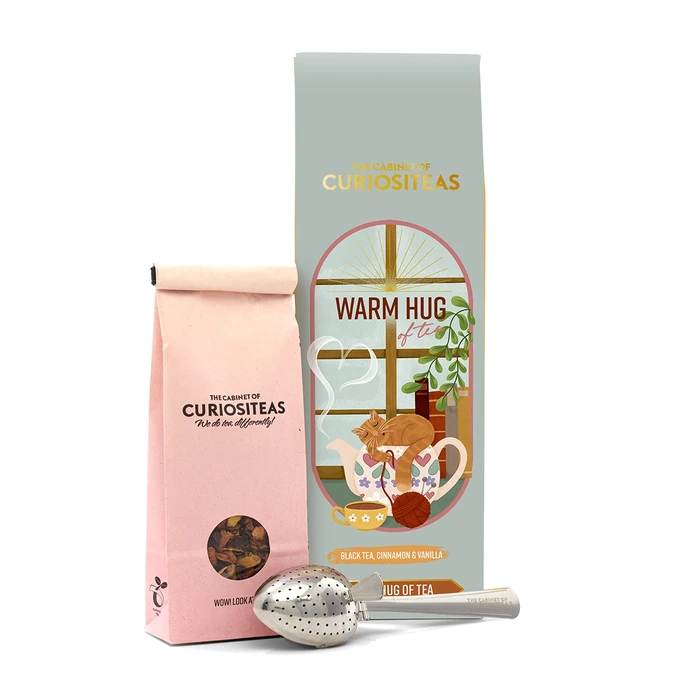 The Cabinet of CURIOSITEAS / Sypaný čierny čaj Warm Hug of Tea 70 g + sitko