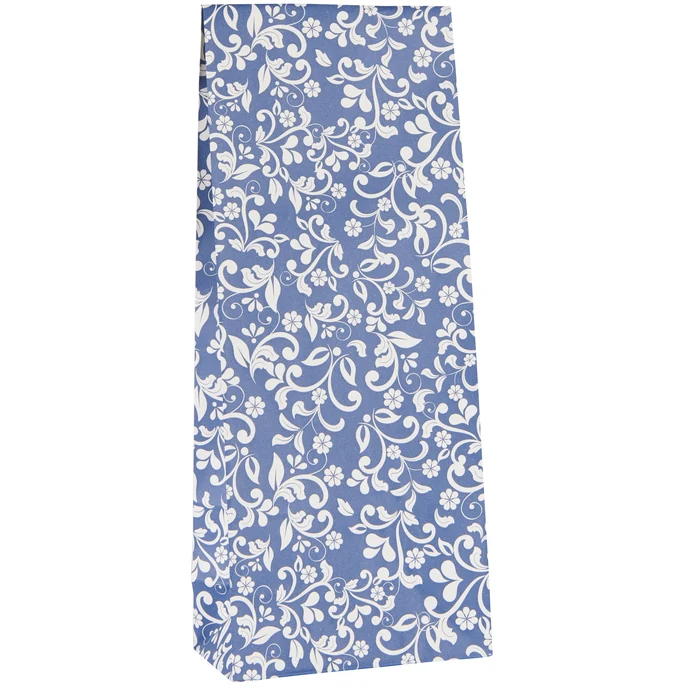 IB LAURSEN / Papírový sáček Flower pattern Blue M