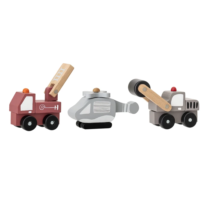 Bloomingville / Dřevěné hračky Toy Car set 3 kusů