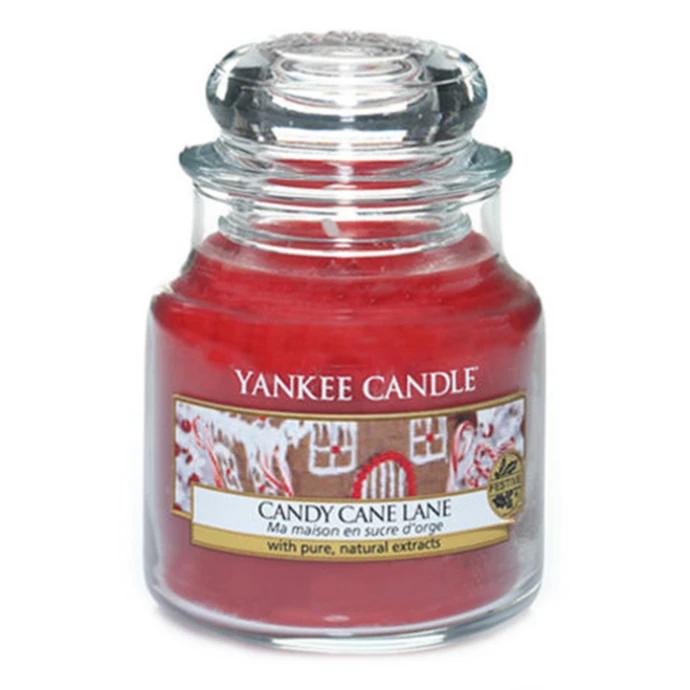 Yankee Candle / Svíčka Yankee Candle 104gr - Candy Cane Lane