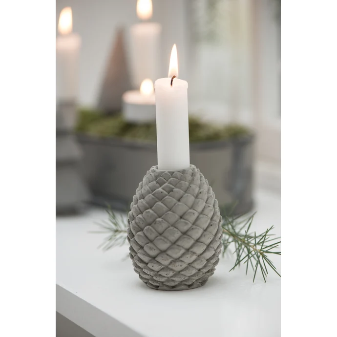Ib Laursen / Betonový svícen Christmas Cone