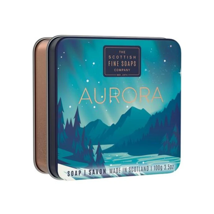 SCOTTISH FINE SOAPS / Vianočné mydlo v krabičke Aurora 100g