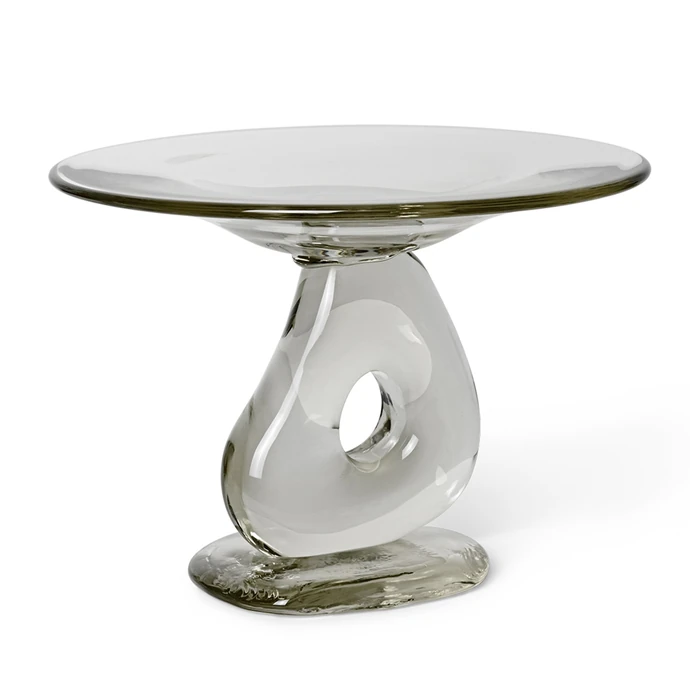 Ferm Living / Skleněná mísa na podstavci Damo Centrepiece Clear