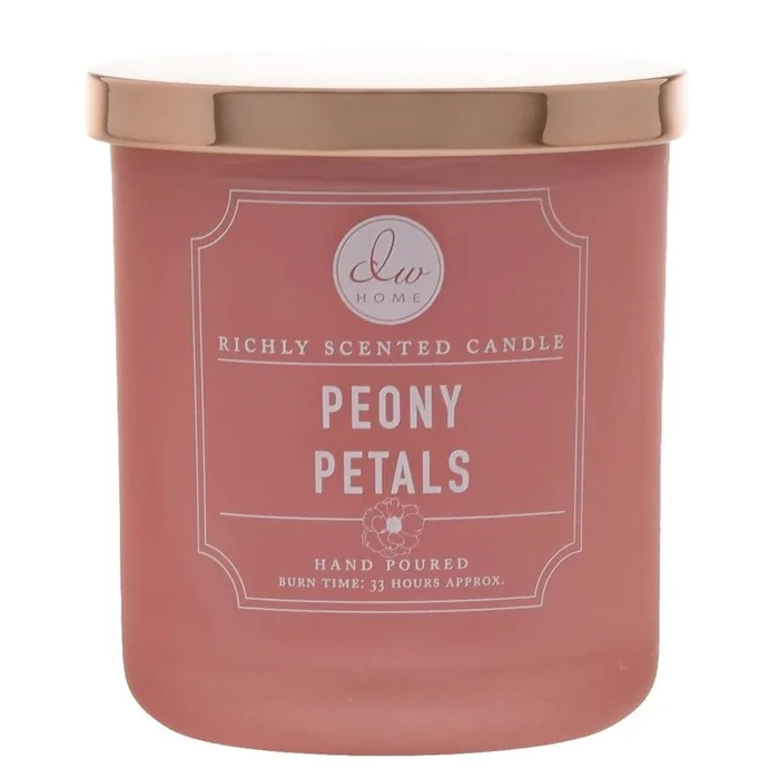 dw HOME / Vonná svíčka ve skle Peony Petals Rose Gold 260 g