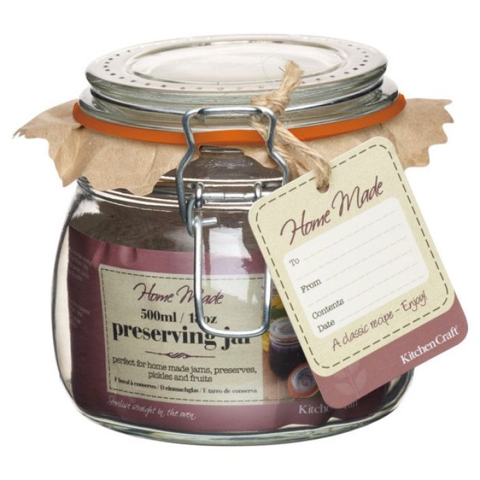 Kitchen Craft / Zavárací pohár s klipsom 500ml