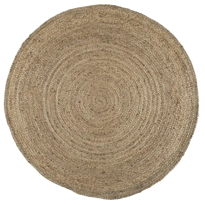 IB LAURSEN / Kulatý jutový koberec Natural Jute 120 cm