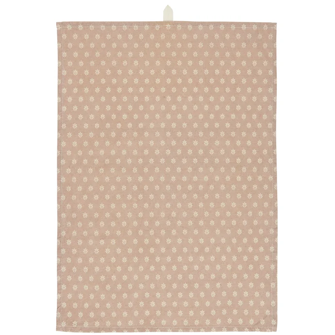 Ib Laursen / Utěrka Light Pink Pattern