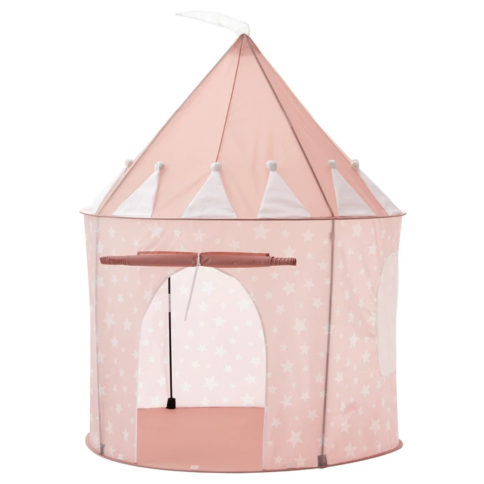 Kids Concept / Dětský stan Pink Star Castle 130 cm