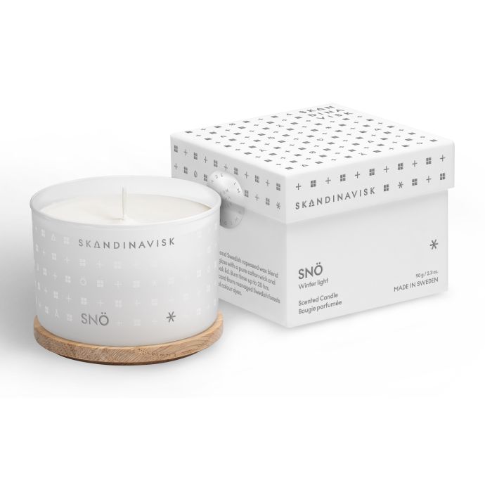 SKANDINAVISK / Vonná svíčka SNÖ (sníh) 90 g