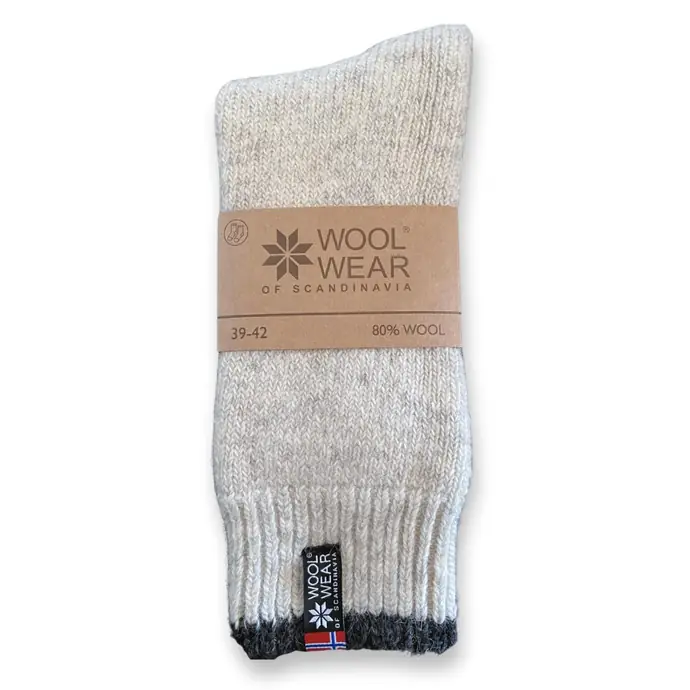 WOOLWEAR of Scandinavia / Vlněné ponožky Light Grey