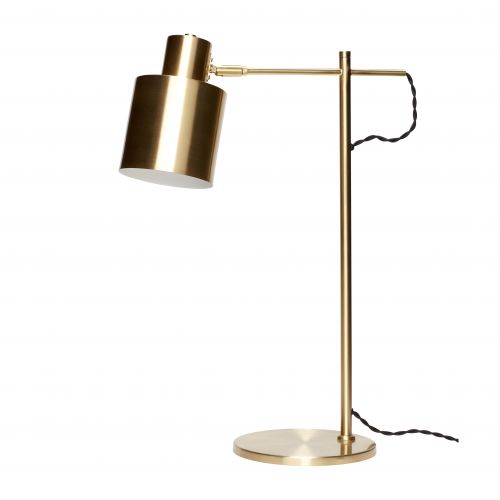 Hübsch / Velká stolní lampa Gold brass