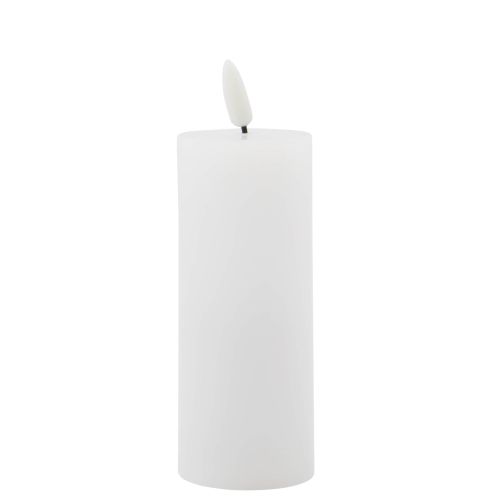House Doctor / Vosková LED sviečka White 12,5 cm
