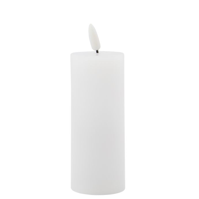 House Doctor / Vosková LED svíčka White 12,5 cm