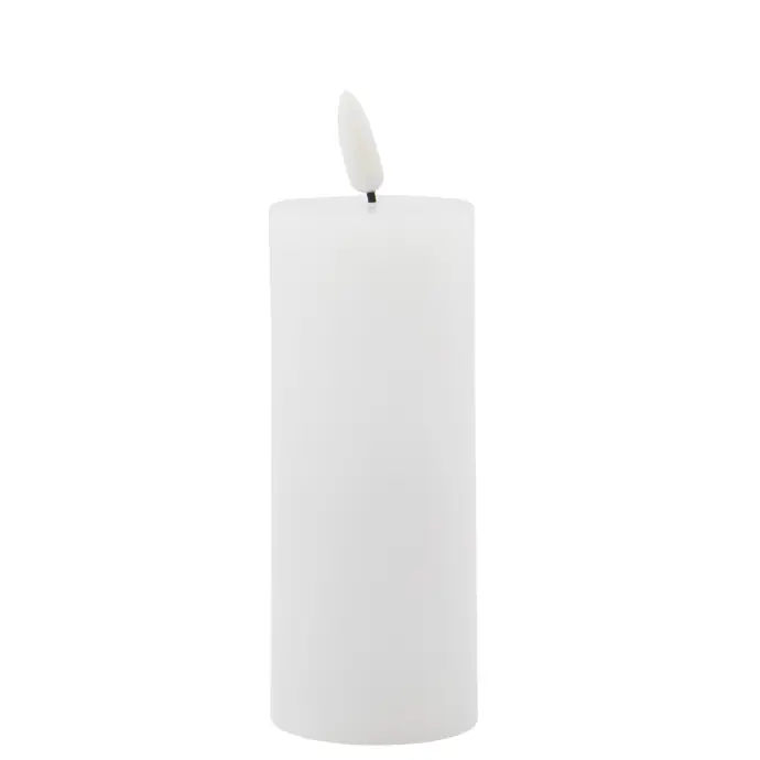 House Doctor / Vosková LED sviečka White 12,5 cm
