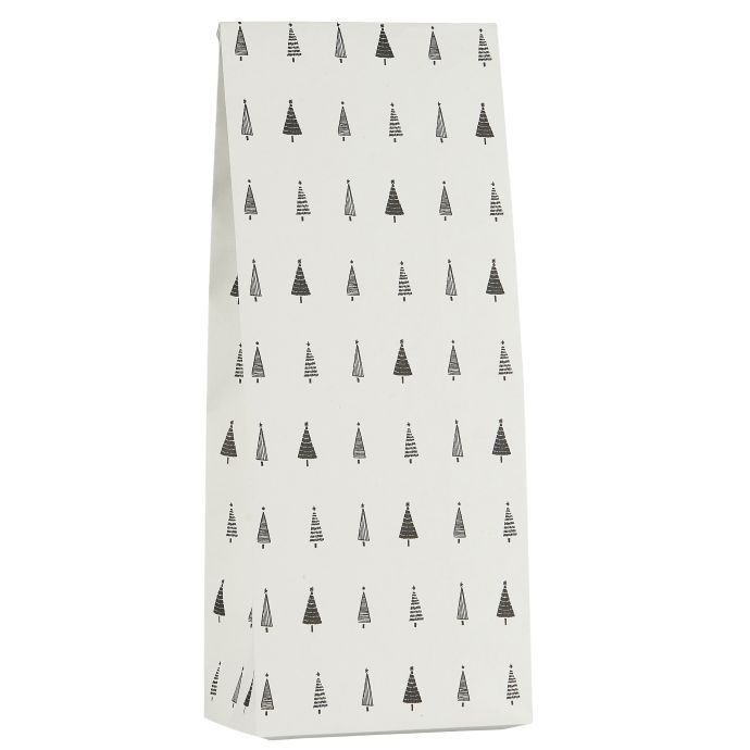 IB LAURSEN / Papírový sáček Christmas Forest Cream M
