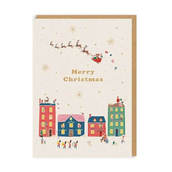 Cath Kidston / Vianočná pohľadnica Cath Kidston Merry Christmas