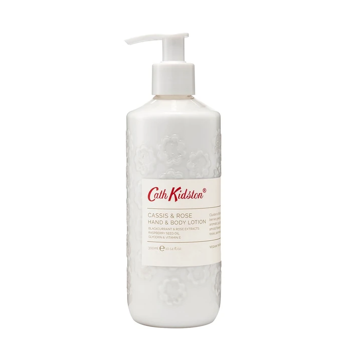 Cath Kidston / Mléko na ruce a tělo Freston Cassis & Rose - 300 ml