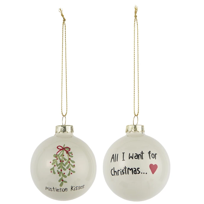 IB LAURSEN / Vánoční baňka All I want/Mistletoe