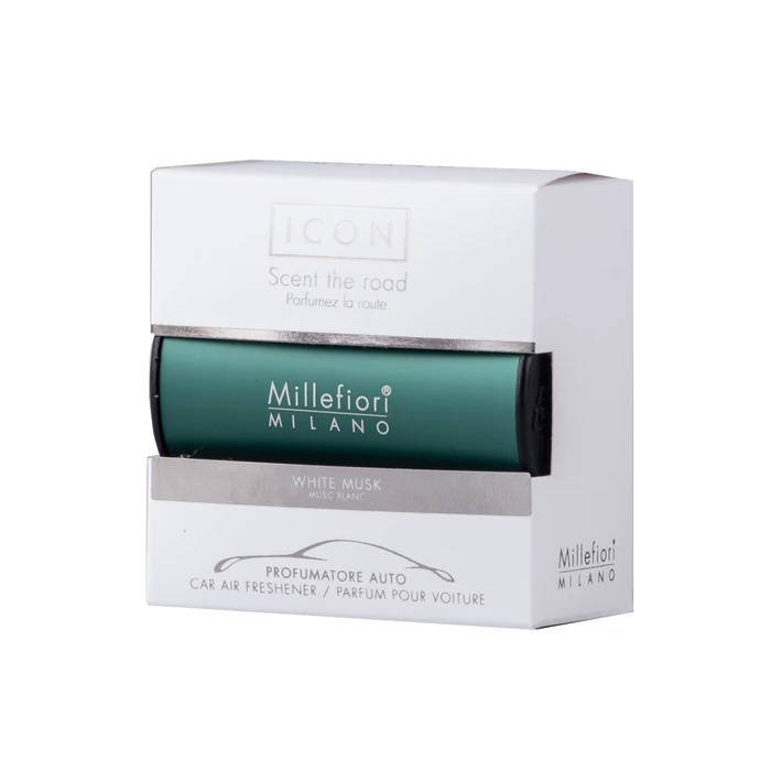 Millefiori Milano / Vůně do auta Classic Green – White Musk