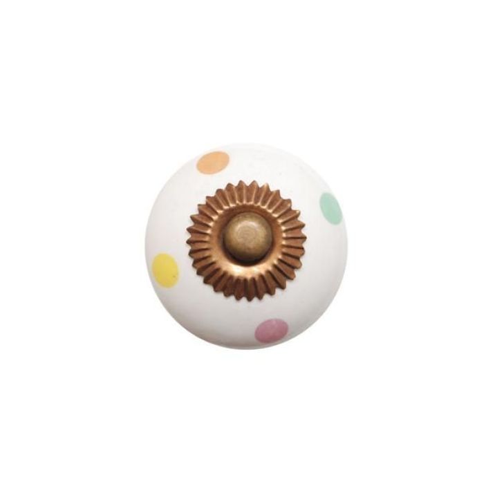 La finesse / Porcelánová úchytka Mix dots