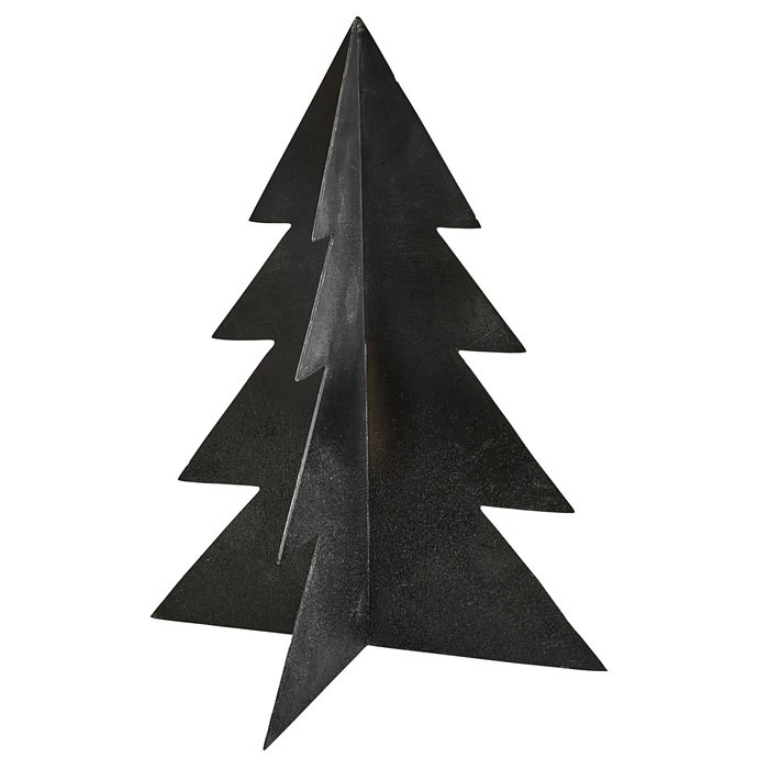 House Doctor / Vánoční dekorace Black Glizz Tree 26 cm