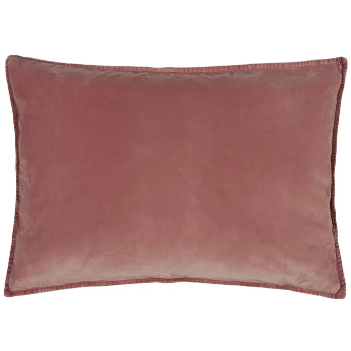 IB LAURSEN / Sametový povlak na polštář Faded Rose 72×52 cm
