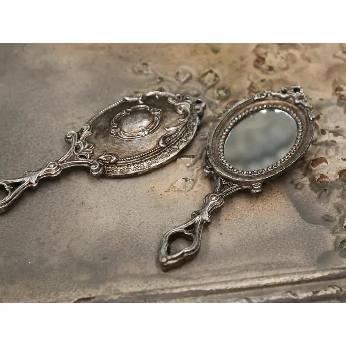 Chic Antique / Dekoratívne zrkadlo Antique silver
