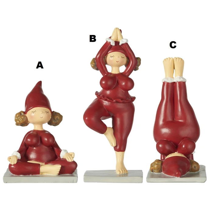 IB LAURSEN / Vánoční figurka Santa's Helper Girl Yoga