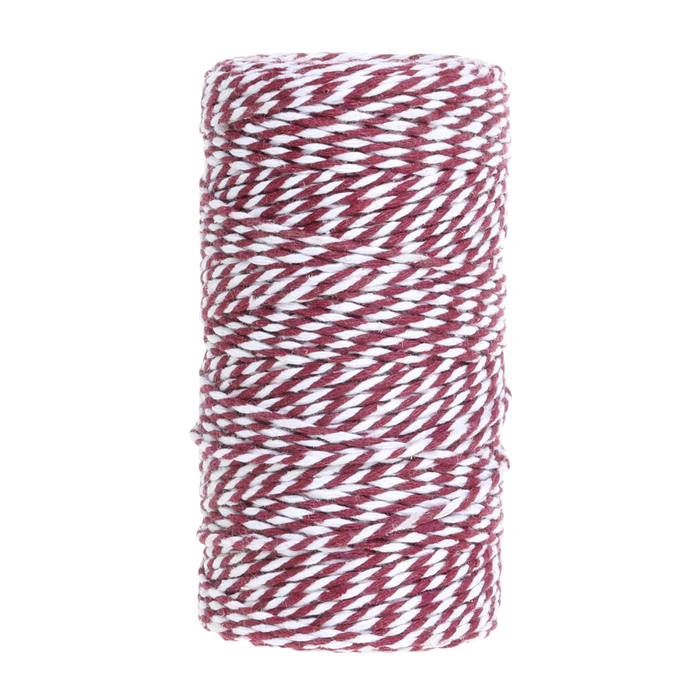 Chic Antique / Bavlnený povrázok 10 m – Antique Cherry