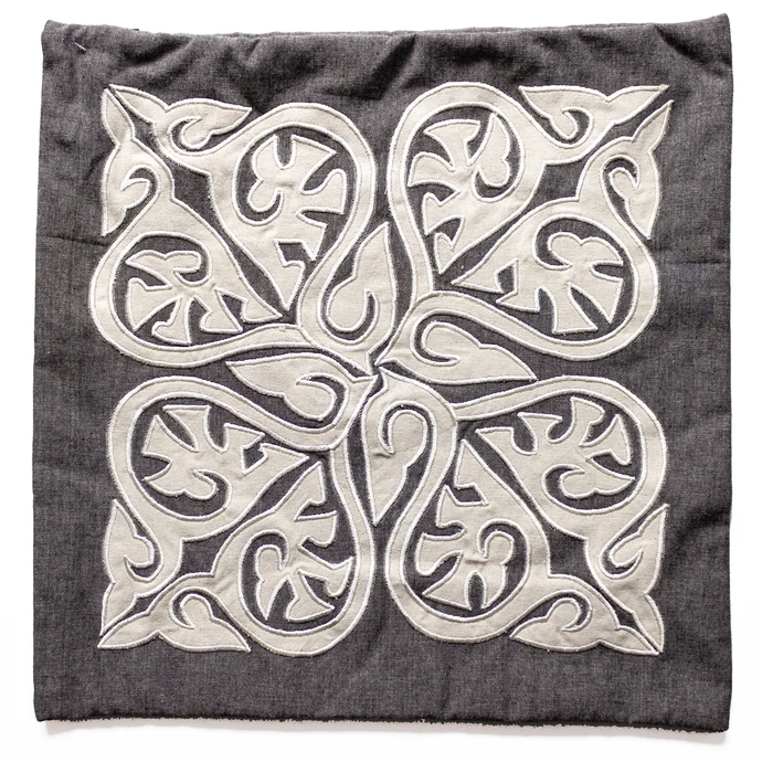 Bloomingville / Povlak na polštář Traditional Grey Cushion